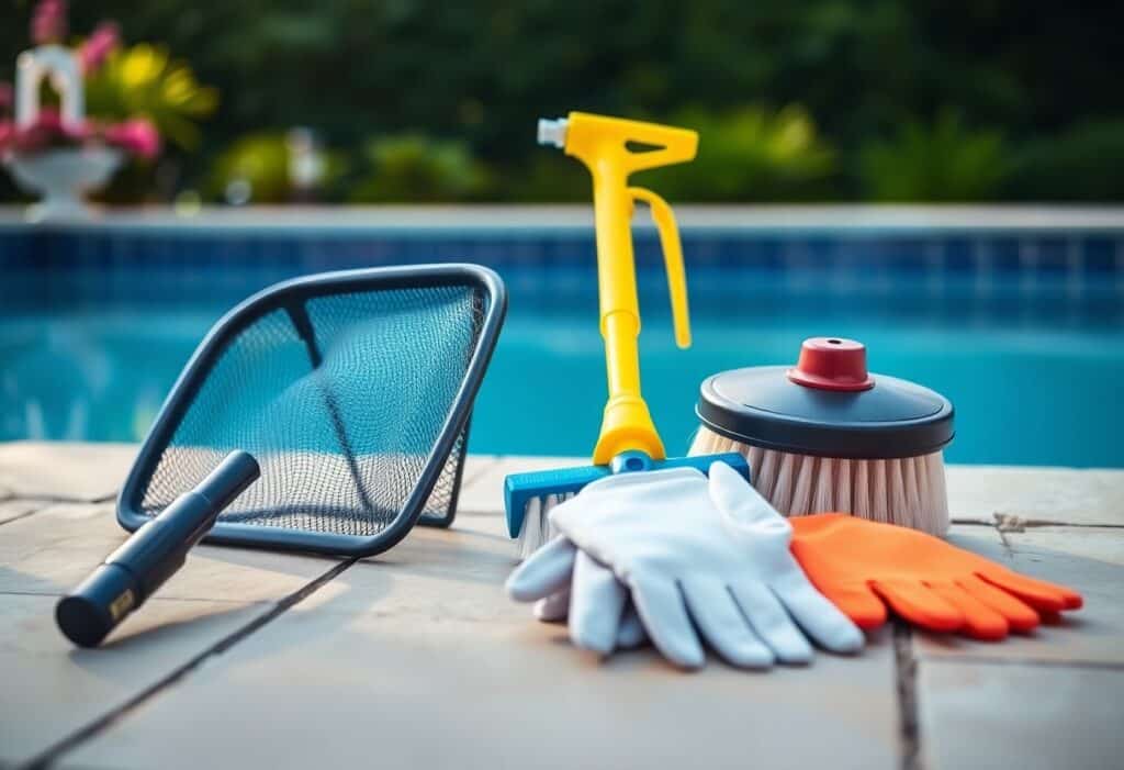Essential Tools For Effective Pool Skimmer Cleaning Npj Picture Of Pool Cleaning Equipment